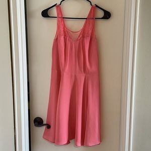 Lace top express dress